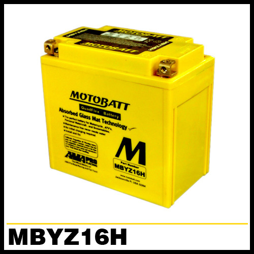[MOTOBATT] 모토뱃 AGM 배터리 (MBYZ16H_YTX14-BS) 혼다 CB1300 (98-00)